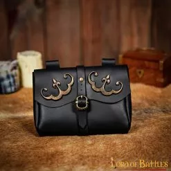 Riñonera Medieval De Cuero Hecha A Mano