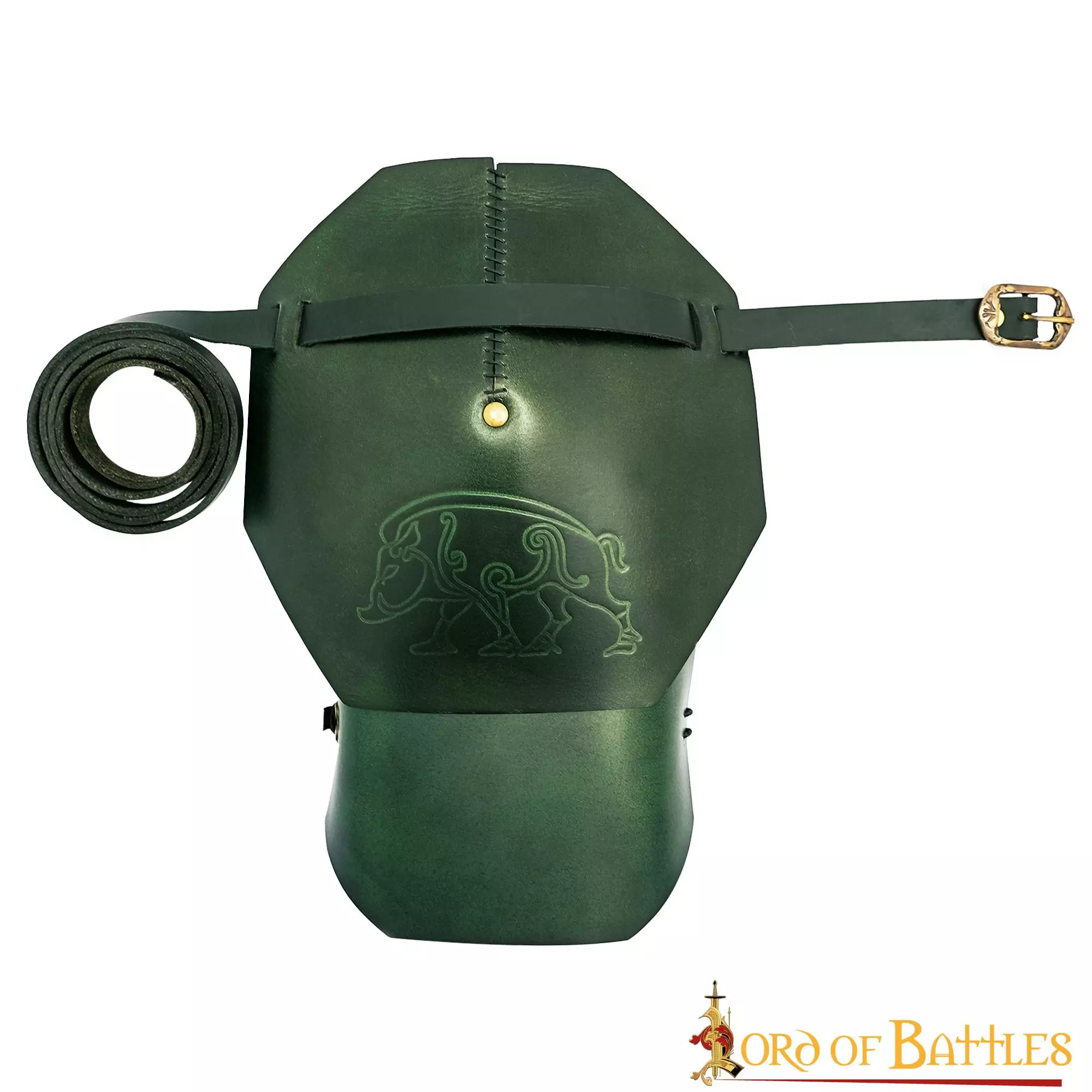 Faldones De Cuero Con Diseño En Relieve Del Reino De Mercia 3 Faldones De Cuero Con Diseño En Relieve Del Reino De Mercia