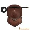 Pauldron De Cuero Con Diseño Celta En Espiral Repujado -Armadura Ventas 26077BR 1 1