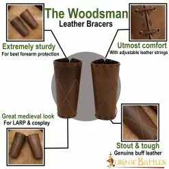 El Leñador Brazaletes De Cuero Para LARP Cosplay Y Reenactments 11 El Leñador Brazaletes De Cuero Para LARP Cosplay Y Reenactments -Armadura Ventas 26086 pattern1 1