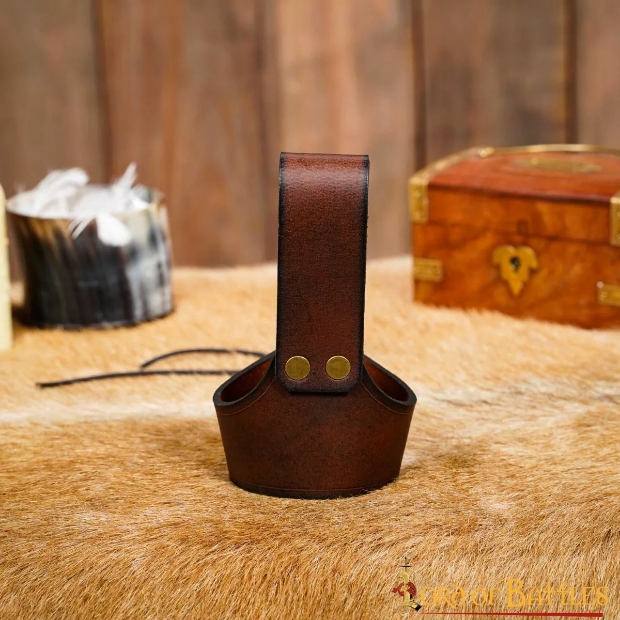 Soporte De Cuerno Artesanal Con Diseño De Nudo Celta En Relieve 8 Soporte De Cuerno Artesanal Con Diseño De Nudo Celta En Relieve - Imagen 6