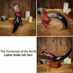 El Cazador Del Norte Funda De Cuero Con Cuerno Auténtico 10 El Cazador Del Norte Funda De Cuero Con Cuerno Auténtico -Armadura Ventas 26087LHM700 pattern 2