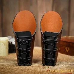 Brazales De Piel Auténtica De Dragón Nórdico -Armadura Ventas 26090BR 4