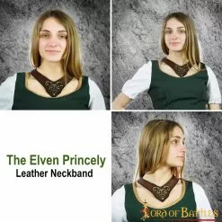 Accesorio De Cuero Principesco Con Montura De Latón Antiguo -Armadura Ventas 26091BR pattern 2 1