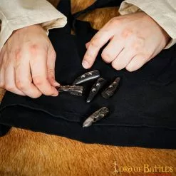 Juego De 5 Tobilleras Medievales De Cuerno Auténtico 9 Juego De 5 Tobilleras Medievales De Cuerno Auténtico -Armadura Ventas 26138 5pcs 3 1