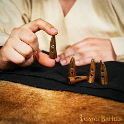 Juego De 5 Tobilleras De Cuerno Auténtico De Origen ético -Armadura Ventas 26139 5pcs 2