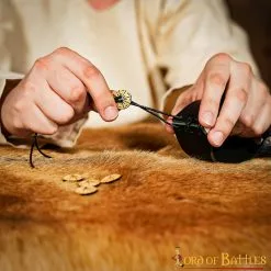 Juego De 5 Botones De Cuerno Auténtico Con Motivos Geométricos -Armadura Ventas 26142 5pcs 2