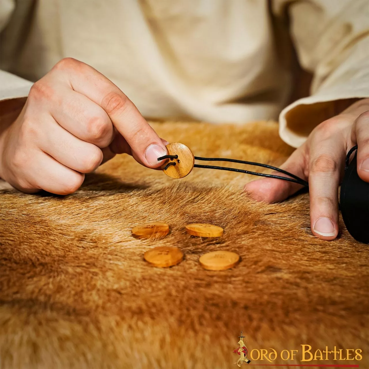 Juego De 5 Botones De Madera Artesanales 6 Juego De 5 Botones De Madera Artesanales - Imagen 4