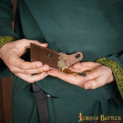 Llavero Monedero De Piel Auténtica Hecho A Mano -Armadura Ventas 26163BR 5