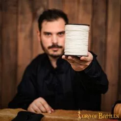 Rollo De Cordón De Cuero Blanco