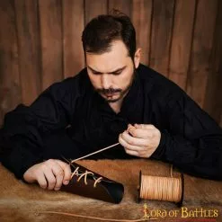 Rollo De Cordón De Cuero Natural De 50 Metros -Armadura Ventas 26169N 3