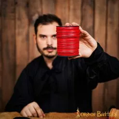 Rollo De Cordón De Cuero Rojo De 50 Metros -Armadura Ventas 26170R 4