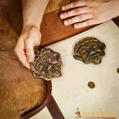 Gorgona Medusa Latón Antiguo Decoración