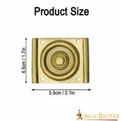 Juego De 3 Decoraciones Romanas De Latón Puro 10 Juego De 3 Decoraciones Romanas De Latón Puro -Armadura Ventas 26177 3pcs 3