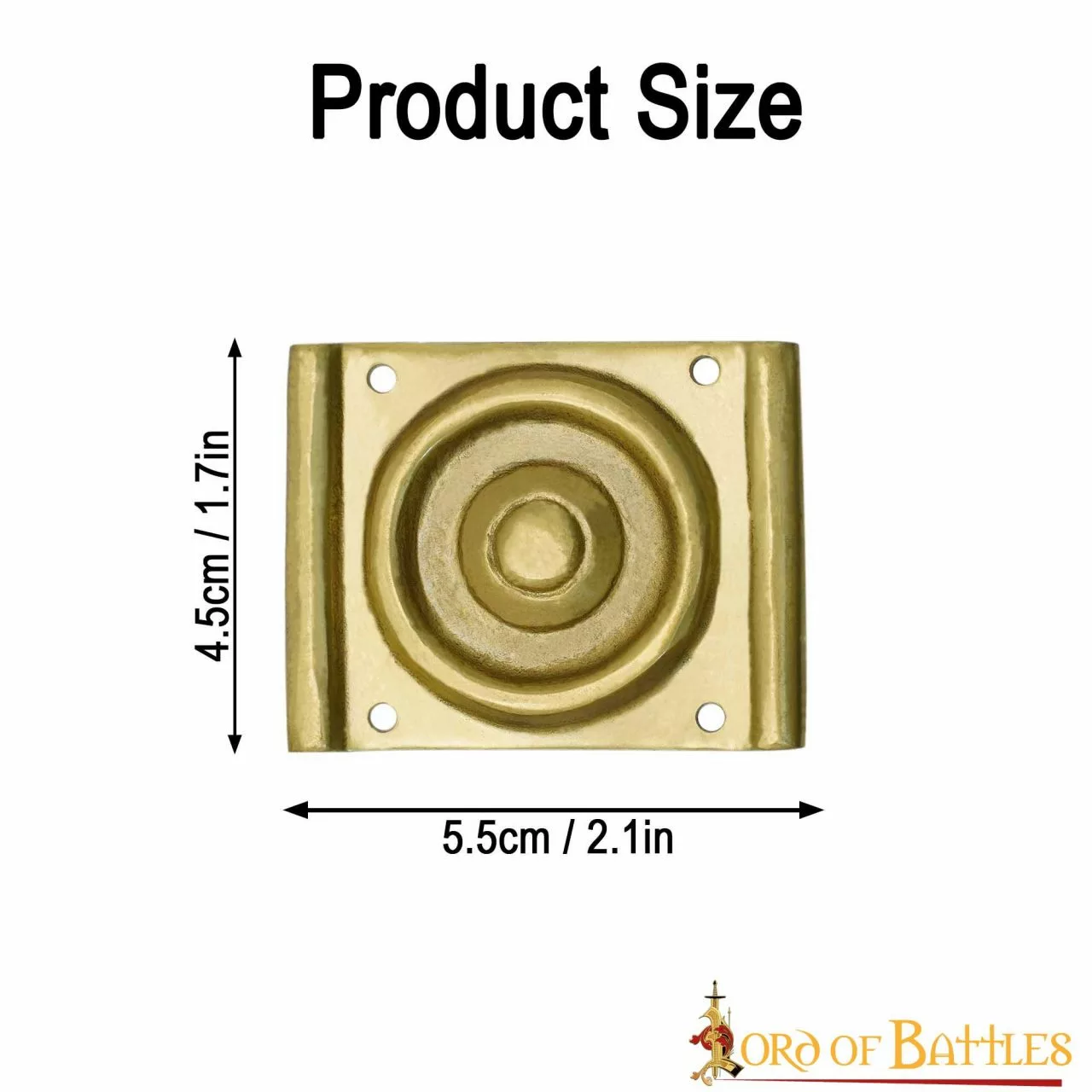 Juego De 3 Decoraciones Romanas De Latón Puro 5 Juego De 3 Decoraciones Romanas De Latón Puro - Imagen 3