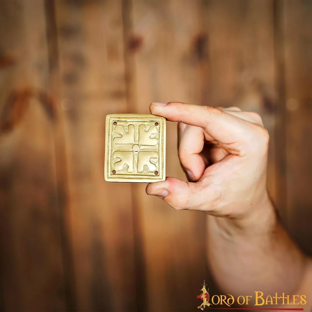 Decoración Romana De Latón Puro Con Motivos Florales 6 Decoración Romana De Latón Puro Con Motivos Florales - Imagen 4