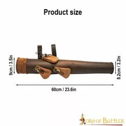 Carcaj De Cuero Con Fundas De Ante Para Puntas De Flecha -Armadura Ventas 26184CBR 3 1