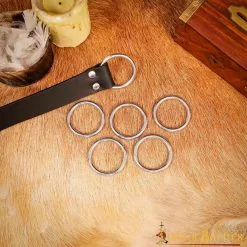 Juego De 5 Anillos De Acero Niquelado De 1,5 Pulgadas -Armadura Ventas 26191 5pcs 2