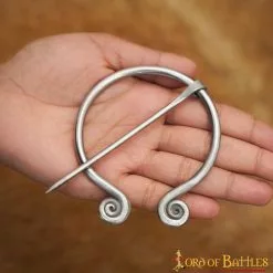 Broche Medieval De Acero Inoxidable Penannular Capa Fíbula -Armadura Ventas 26220 3