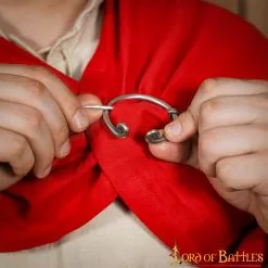 Medieval Vikingo Penannular Fíbula Alfiler De Capa De Acero Inoxidable -Armadura Ventas 26221SS 6