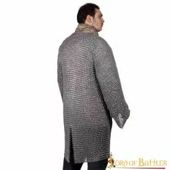 Cota De Malla Camisa Hauberk Aluminio Alternando Anillos Redondos Cúpula Remachado -Armadura Ventas 265N 4