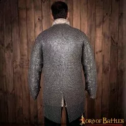 Camisa De Cota De Malla Con Anilla Plana, Remachada Y Alternada, DI 9 Mm, Acero Dulce, Natural -Armadura Ventas 272N 5