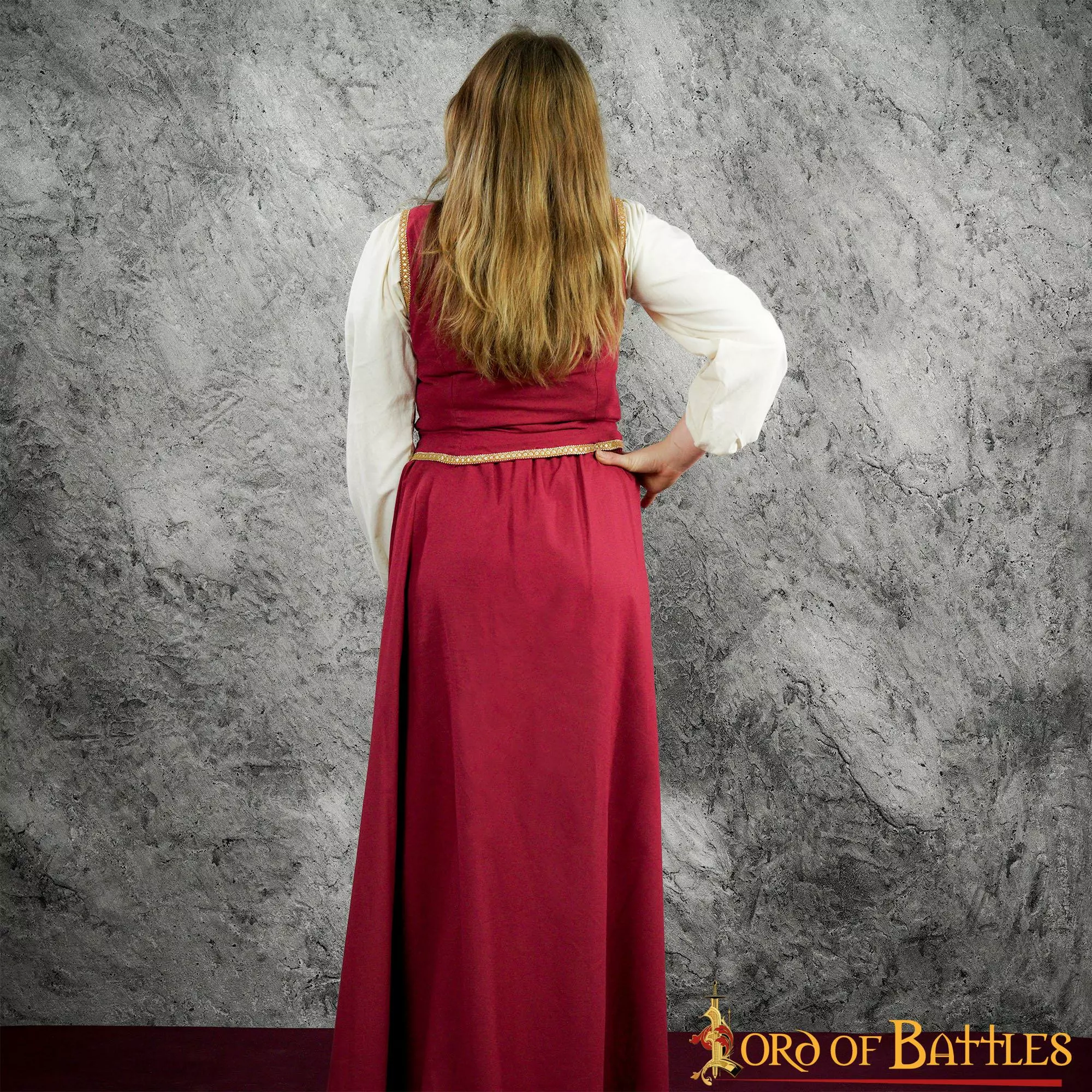 Disfraz De Camarera Medieval De Algodón 6 Disfraz De Camarera Medieval De Algodón - Imagen 4