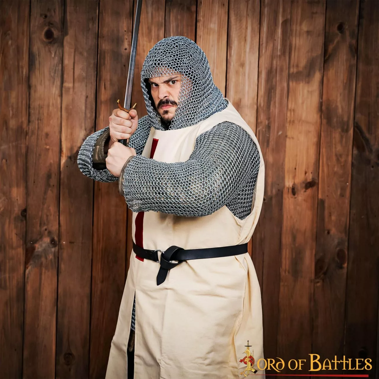 Cofia Medieval Y Camisa De Mangas Completas, A Tope, DI 10mm, Zincado 4 Cofia Medieval Y Camisa De Mangas Completas, A Tope, DI 10mm, Zincado - Imagen 2