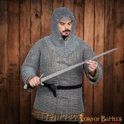 Cofia Medieval Y Camisa De Mangas Completas, A Tope, DI 10mm, Zincado 7 Cofia Medieval Y Camisa De Mangas Completas, A Tope, DI 10mm, Zincado -Armadura Ventas 2982ZP 3