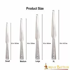 Punta De Lanza Medieval Roma Forjada En Acero Al Carbono -Armadura Ventas 3 10