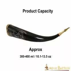 Cuernos Triples De Odín Cuerno Para Beber Con Accesorios De Latón Cuerno De Buey Auténtico 10 Cuernos Triples De Odín Cuerno Para Beber Con Accesorios De Latón Cuerno De Buey Auténtico -Armadura Ventas 3 109