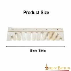 Peine Medieval De Hueso Auténtico Accesorio Artesanal De Hueso Auténtico 10 Peine Medieval De Hueso Auténtico Accesorio Artesanal De Hueso Auténtico -Armadura Ventas 3 117 1