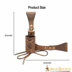 Espada Medieval Auténtica De Cuero Genuino Rana -Armadura Ventas 3 134