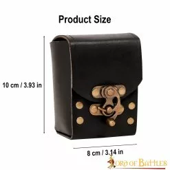 Riñonera Medieval De Cuero Con Detalles De Latón Envejecido 10 Riñonera Medieval De Cuero Con Detalles De Latón Envejecido -Armadura Ventas 3 14 1 1