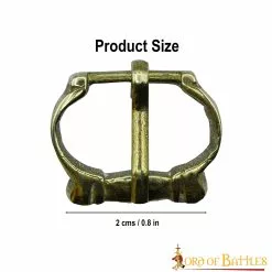 Hebilla Medieval De Latón Macizo Puro Juego De 5 Accesorios Funcionales -Armadura Ventas 3 158 1