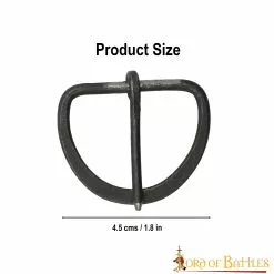 Hebilla De Cinturón De Hierro Forjado A Mano De La Edad Media Juego De 5 -Armadura Ventas 3 165 1