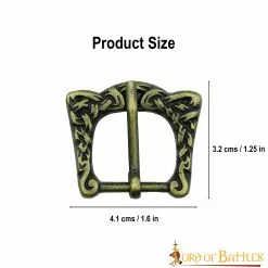 Juego De 5 Hebillas Celtas De Latón Antiguo Para Cinturón -Armadura Ventas 3 168 1
