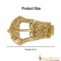 Hebilla De Cinturón Vikinga Diseño Celta Latón Puro Accesorio Para Cinturón -Armadura Ventas 3 174 1