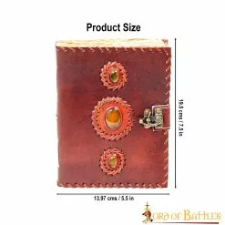 Diario Medieval De Notas De Piel Auténtica Hecho A Mano 10 Diario Medieval De Notas De Piel Auténtica Hecho A Mano -Armadura Ventas 3 180 1