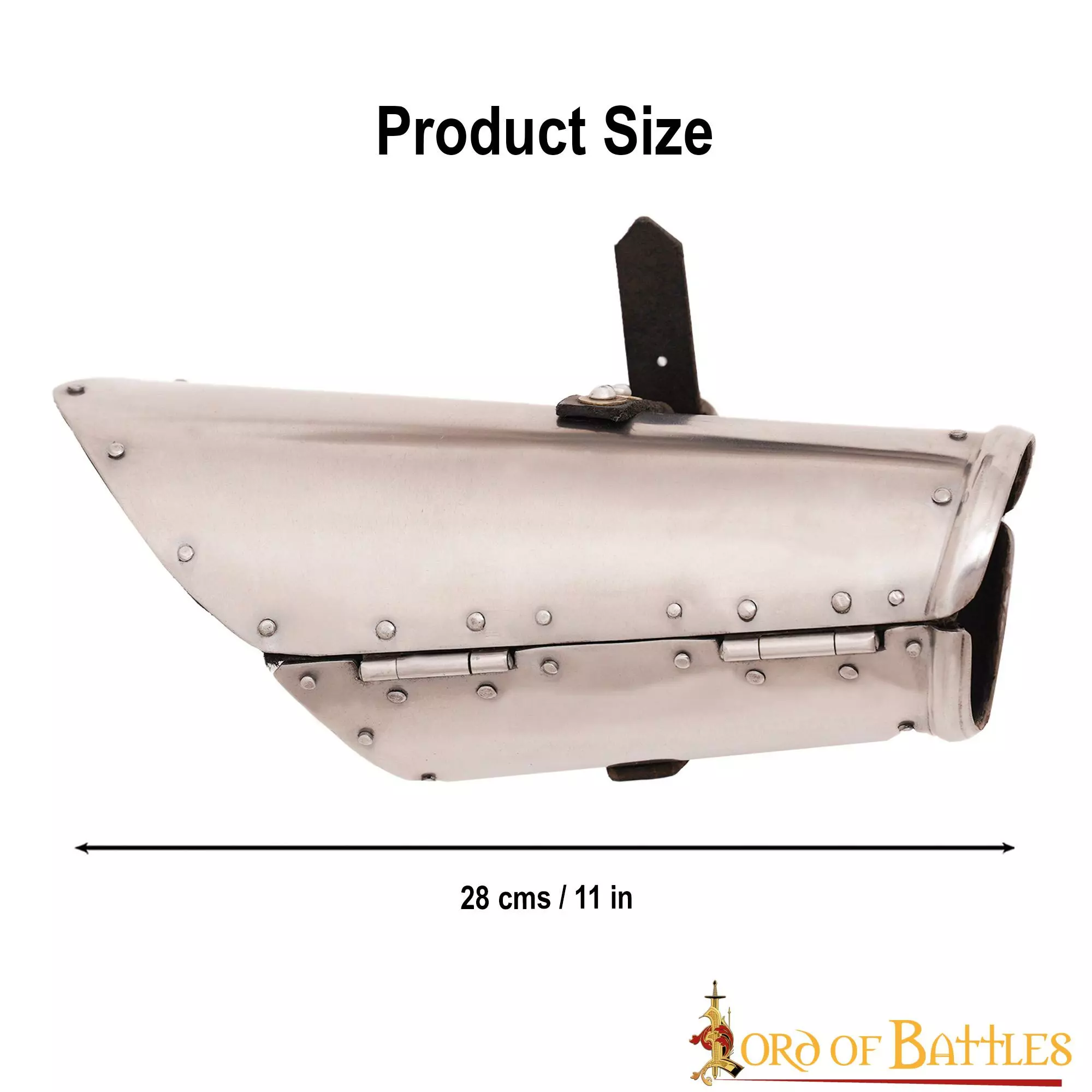 Brazales De Guerrero Armadura Medieval Hecha A Mano Calibre 16 6 Brazales De Guerrero Armadura Medieval Hecha A Mano Calibre 16 - Imagen 4