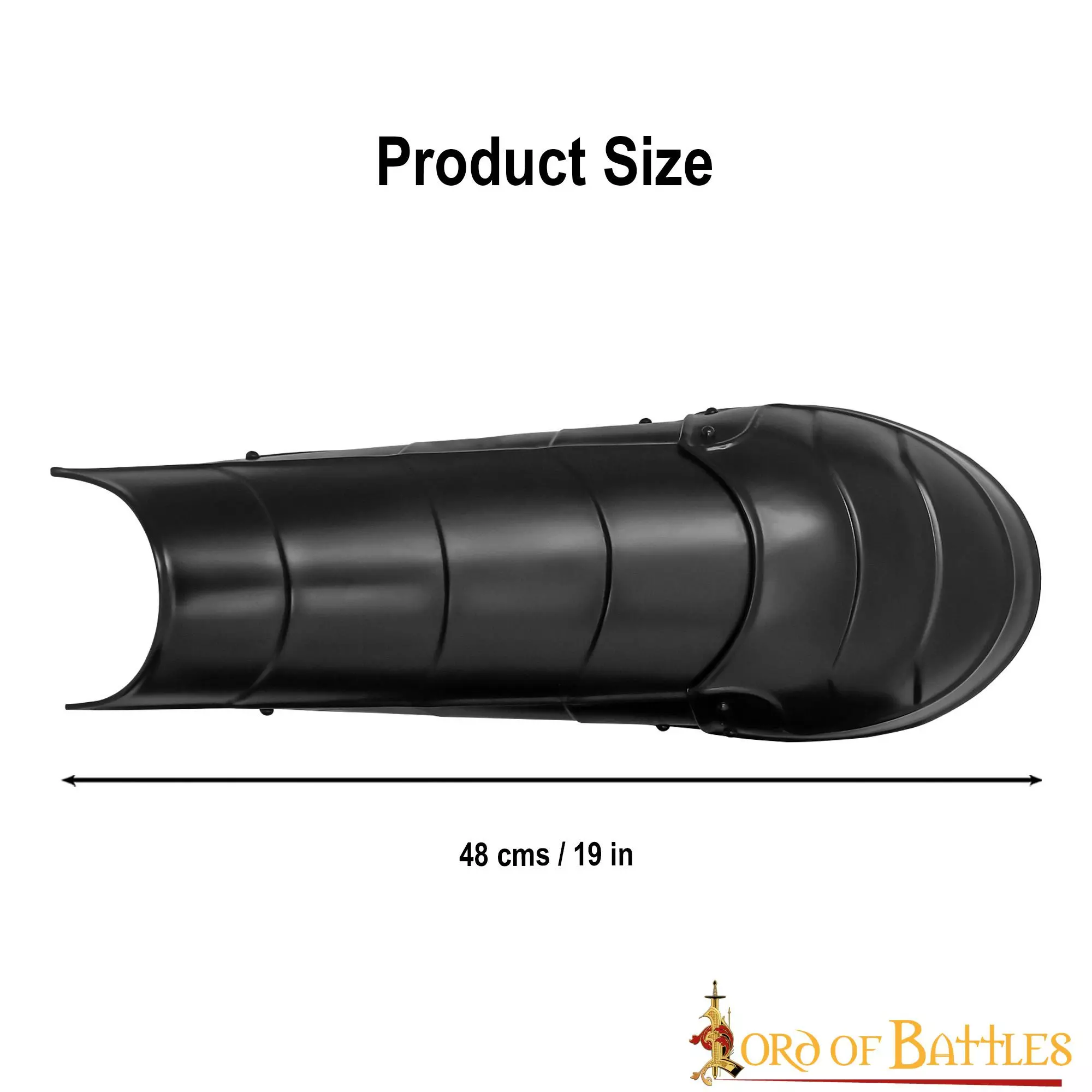 Grebas De Acero Dark Knight Con Poleyns / Rodilleras Incluidas Calibre 18 6 Grebas De Acero Dark Knight Con Poleyns / Rodilleras Incluidas Calibre 18 - Imagen 4