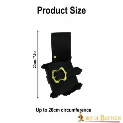 Rana Derecha De Cuero Para Espadas Y Garrotes -Armadura Ventas 3 2 2