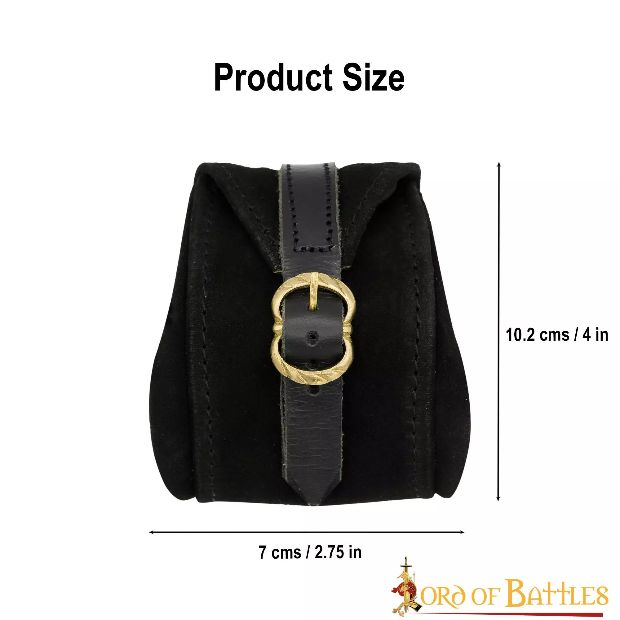 Mini Monedero Medieval Hecho A Mano En Piel Auténtica 5 Mini Monedero Medieval Hecho A Mano En Piel Auténtica - Imagen 3