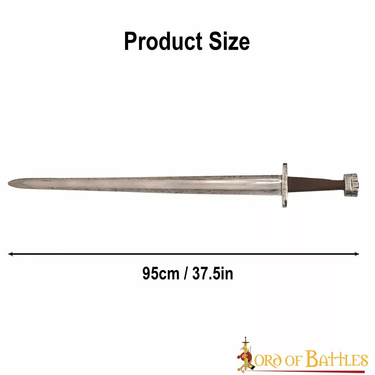 Espada Vikinga Del Siglo X Con Hoja De Acero Envejecido Y Vaina De Cuero 5 Espada Vikinga Del Siglo X Con Hoja De Acero Envejecido Y Vaina De Cuero - Imagen 3