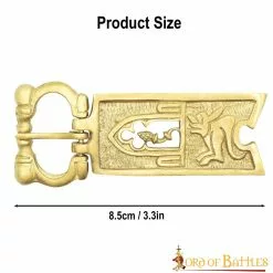 Hebilla Medieval De Cardo Cerrada Accesorio Para Cinturón De Latón Macizo Puro -Armadura Ventas 3 2022 06 15T164504.277