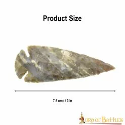 Punta De Flecha Medieval De Piedra De Sílex Artesanal Totalmente Funcional Afilada -Armadura Ventas 3 22 1