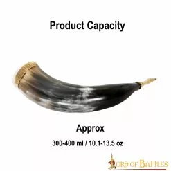 Cuerno Medieval Vikingo Para Beber Con Accesorios De Latón Cuerno De Buey Auténtico Hecho A Mano 10 Cuerno Medieval Vikingo Para Beber Con Accesorios De Latón Cuerno De Buey Auténtico Hecho A Mano -Armadura Ventas 3 220