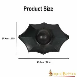 Escudo Medieval Talhoffer Dark Buckler Esgrima -Armadura Ventas 3 246
