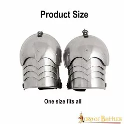 Caballero Medieval Spaulders Armadura De Hombro Funcional Calibre 16 -Armadura Ventas 3 250