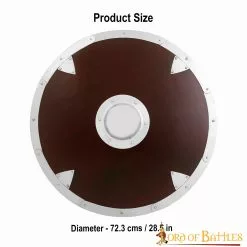 Escudo De Combate Vikingo De Madera Funcional Para Recreaciones Históricas 10 Escudo De Combate Vikingo De Madera Funcional Para Recreaciones Históricas -Armadura Ventas 3 258